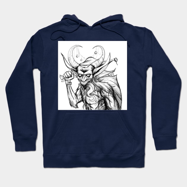 Krampus Hoodie by jorge_lebeau